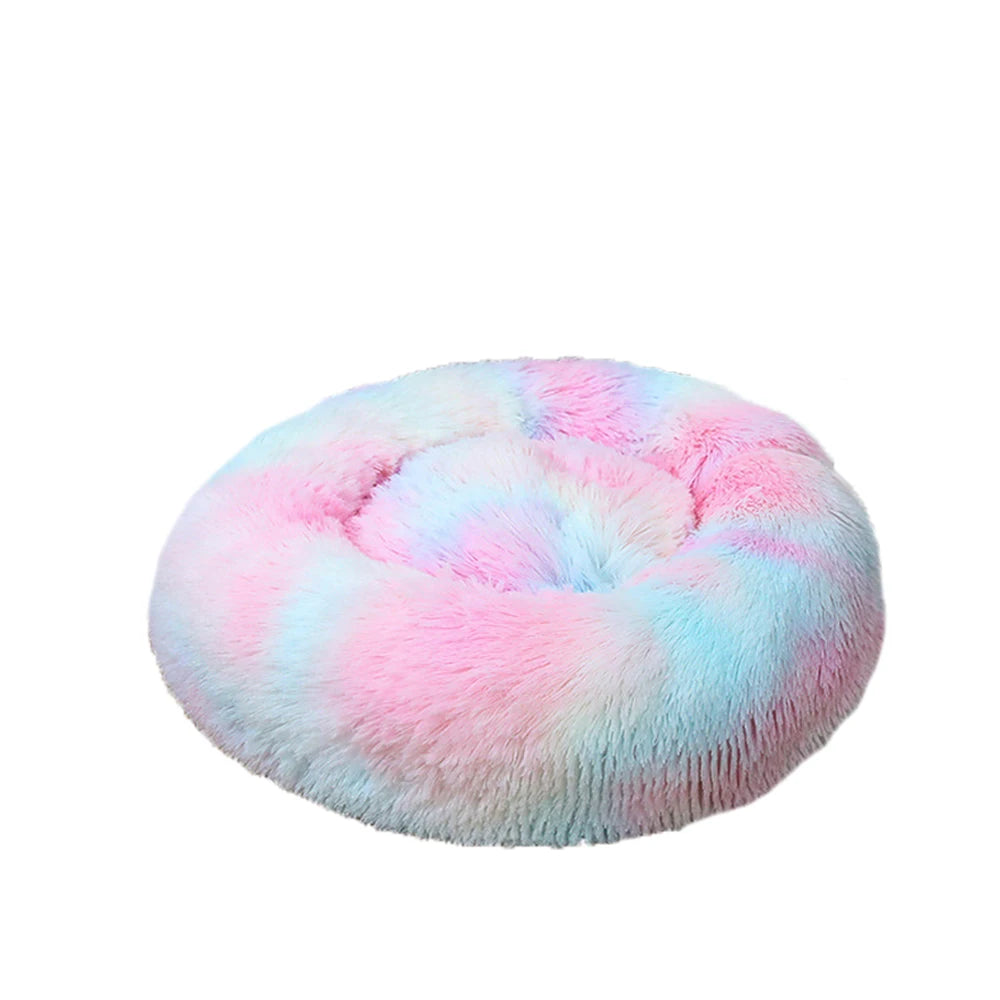 Warm Soft Donut Dog Bed