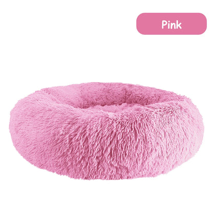 Warm Soft Donut Dog Bed