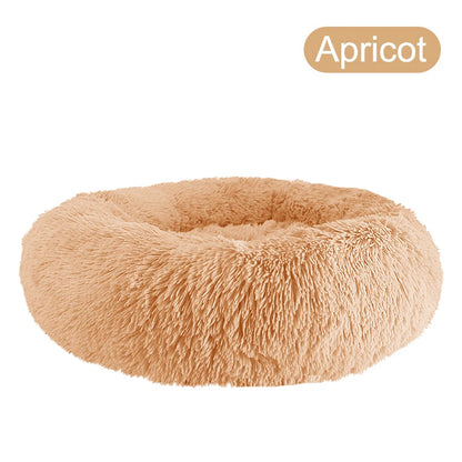 Warm Soft Donut Dog Bed