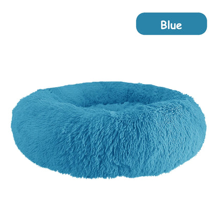 Warm Soft Donut Dog Bed