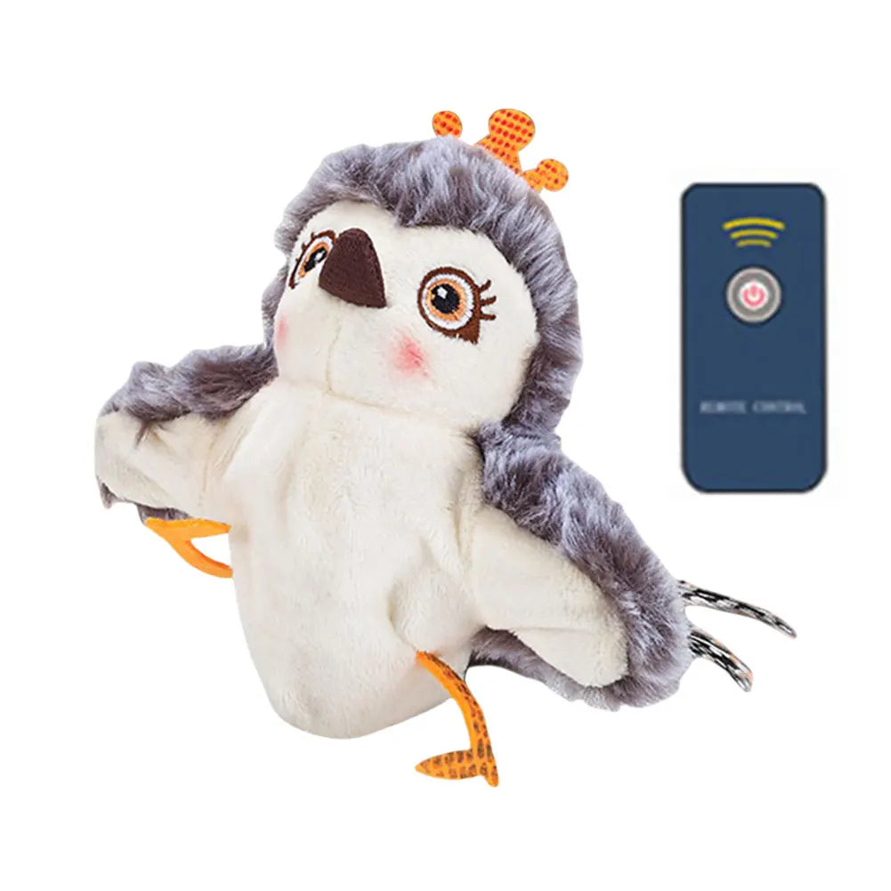 Interactive Electric Squeaky Cat Toys with flying Birds