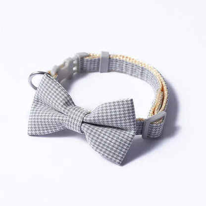 Plaid Bowtie Collar for dogs/cats