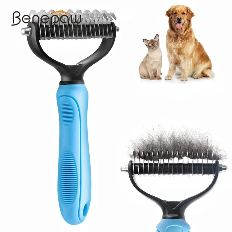 Benepaw Professional Dog Undercoat Rake
