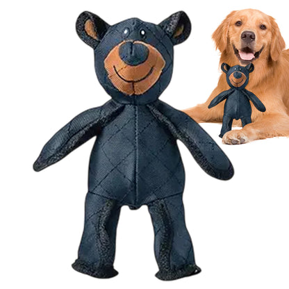 Unbreakable Squeaky Dog Teddy Bear Toy