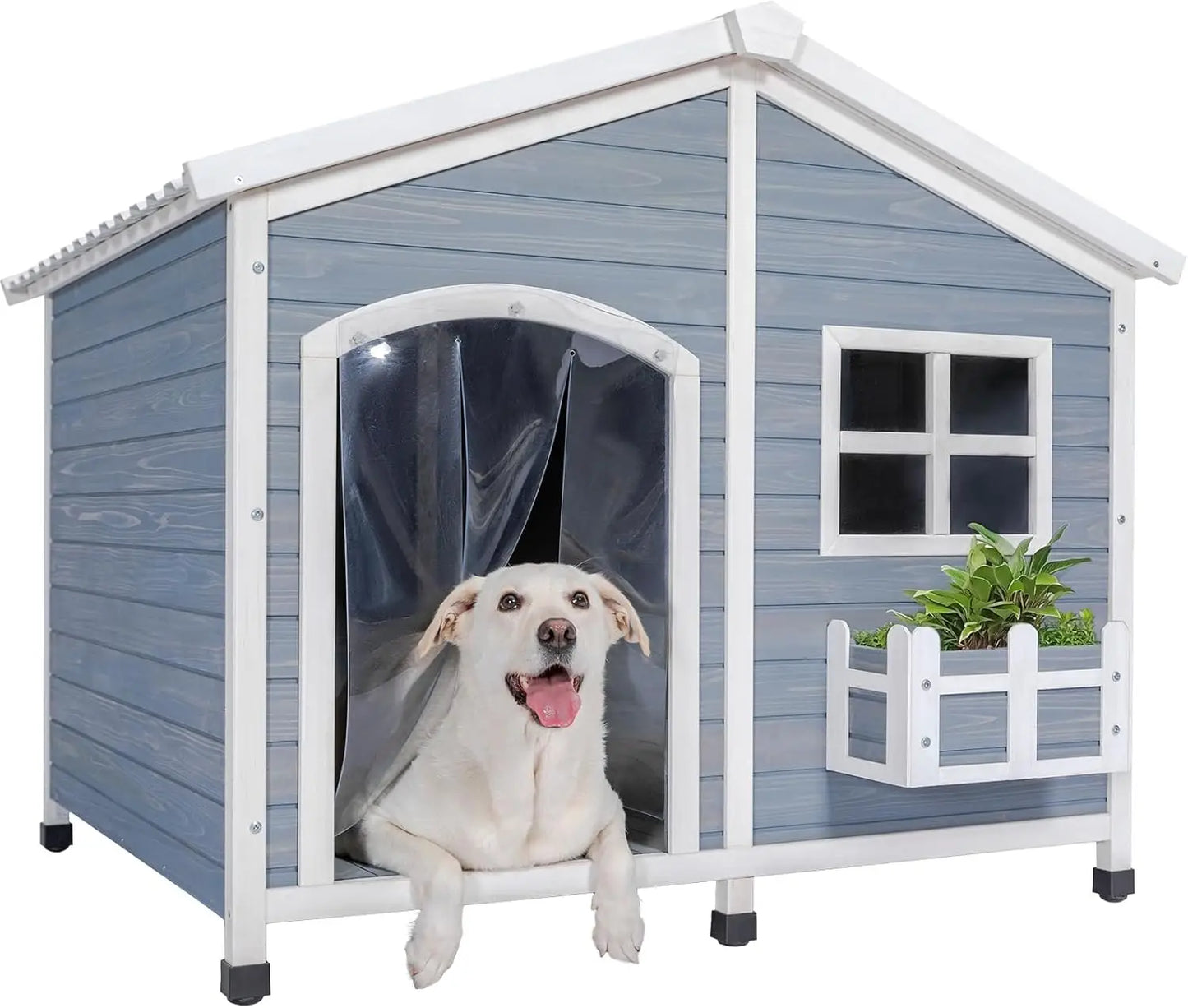 47" L x 40" W x 43.5" H Extra Large Dog House Outdoor