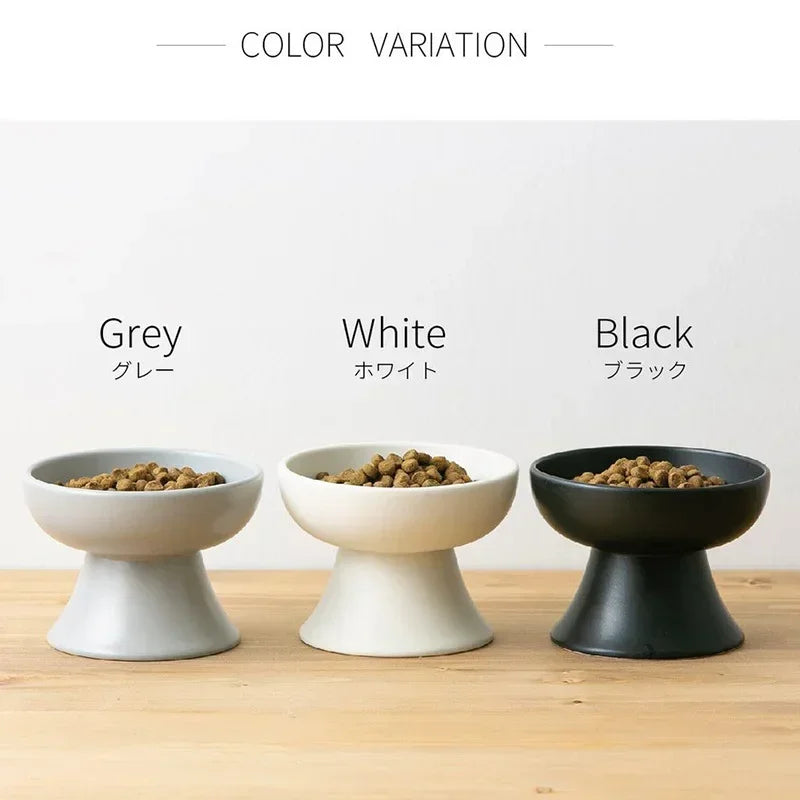 Anti Vomiting, Elevated Ceramic Pet Food Bowls