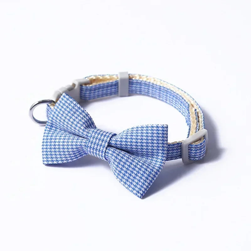 Plaid Bowtie Collar for dogs/cats