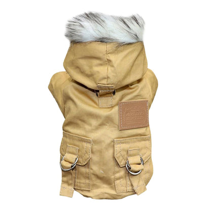 Winter Pet Dog Jacket With Harness