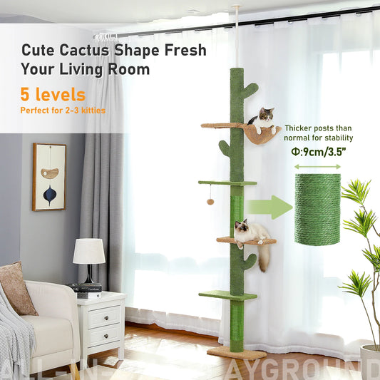 5-Tier  Cactus Cat Tower