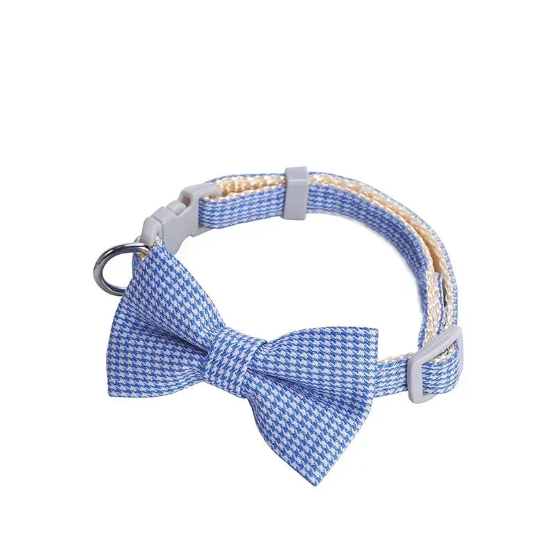 Plaid Bowtie Collar for dogs/cats