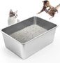 Stainless Steel Large Cat Litter Box