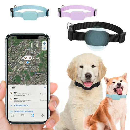 For iOS Mini GPS Tracker Battery Operated Dog Collar