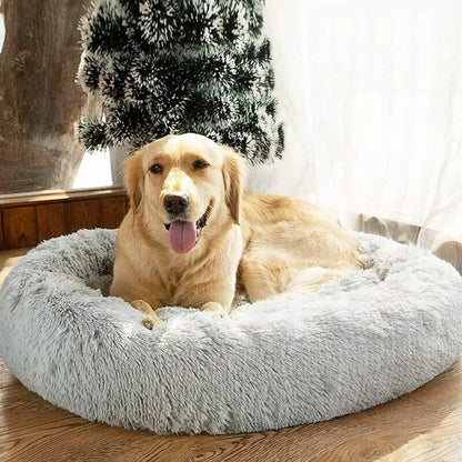 Warm Soft Donut Dog Bed