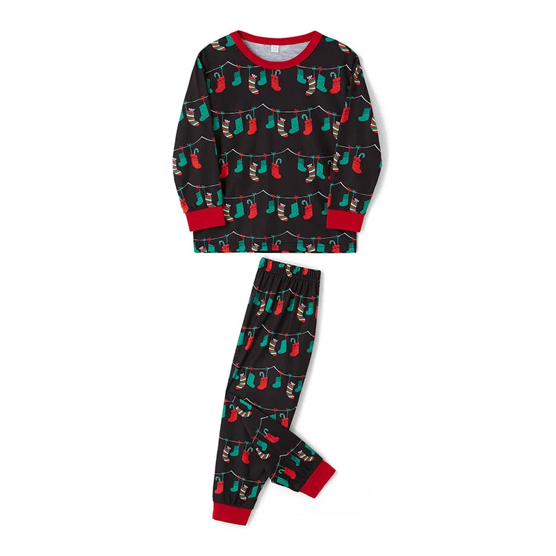 Family Holiday Sleepwear Outfit with pets