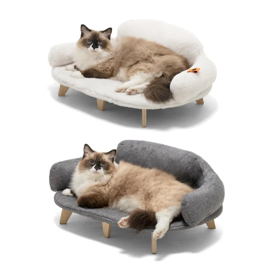 Mewoofun Elevated Cat Bed with Removable Washable Cover