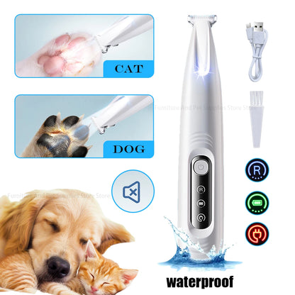 New Dog Paw Trimmer with LED Light