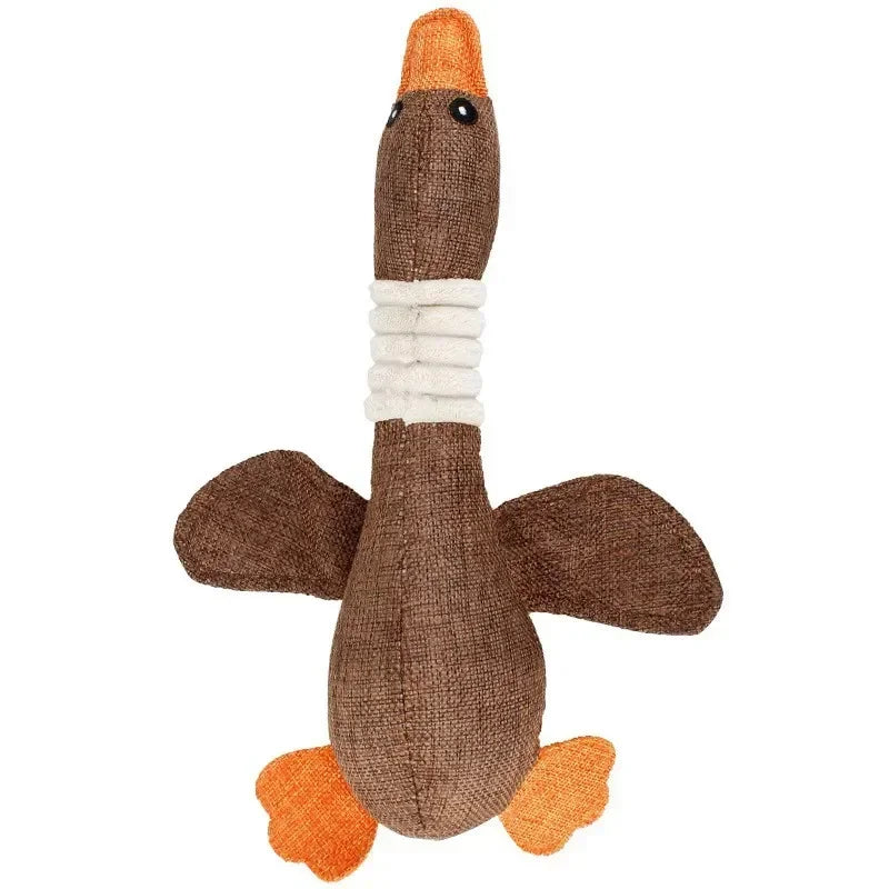 Pet Mallard Duck Dog squeaker durable chew toy