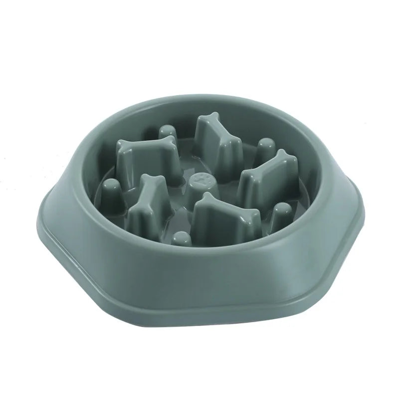 Anti-choking slow feeder pets bowls