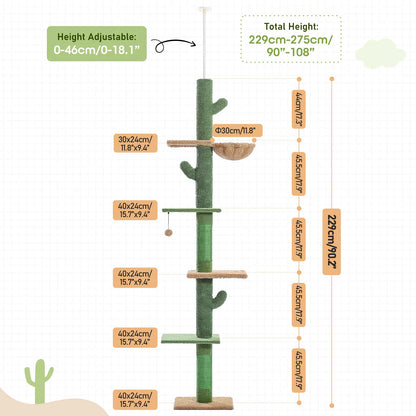 5-Tier  Cactus Cat Tower