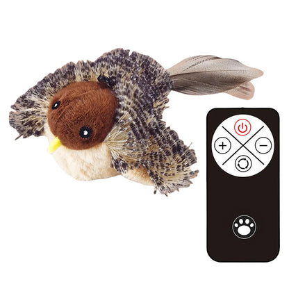 Interactive Cat Rechargeable Lifelike Bird Plush Toy