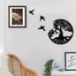 Tree Of Life And Birds Wood Wall Decor
