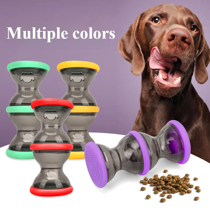 Pet leaky food rolling dog puzzle