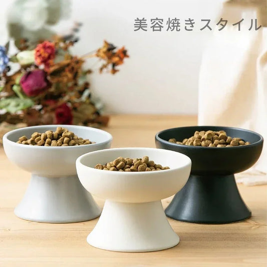 Anti Vomiting, Elevated Ceramic Pet Food Bowls