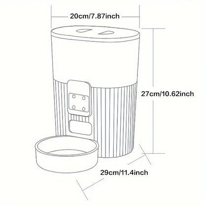 PAPIFEED cat automatic feeder or dog fixed feeding machine