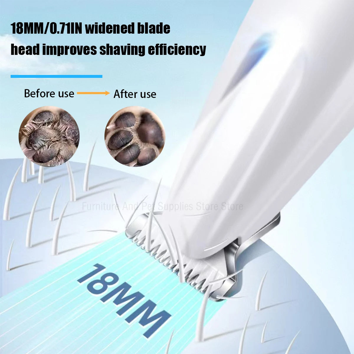 New Dog Paw Trimmer with LED Light