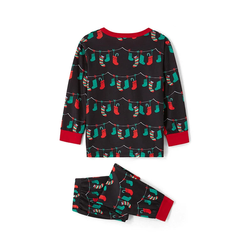 Family Holiday Sleepwear Outfit with pets