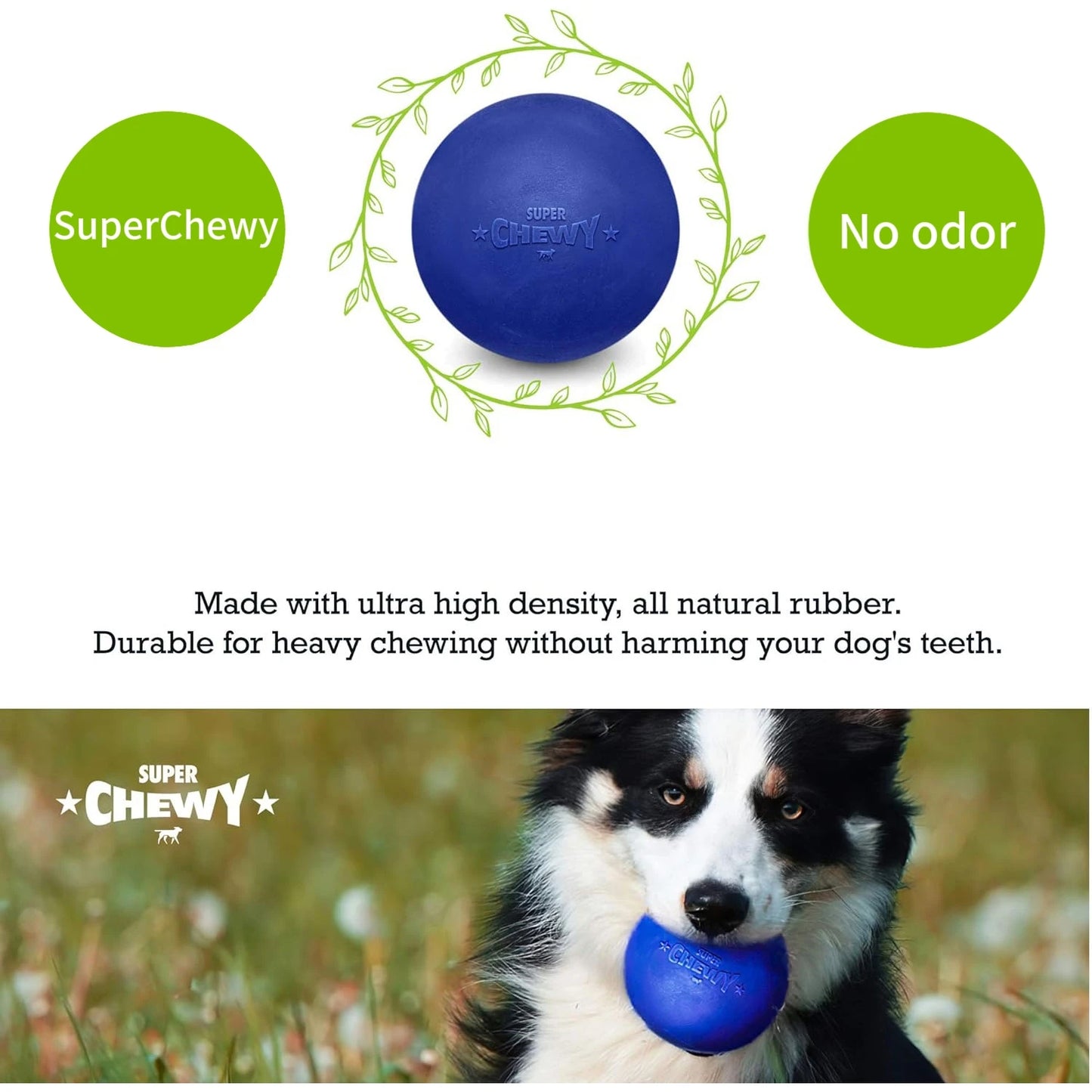 SuperChewy Tough Dog Ball Toy