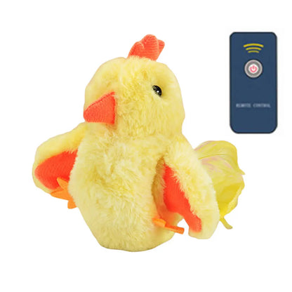 Interactive Electric Squeaky Cat Toys with flying Birds