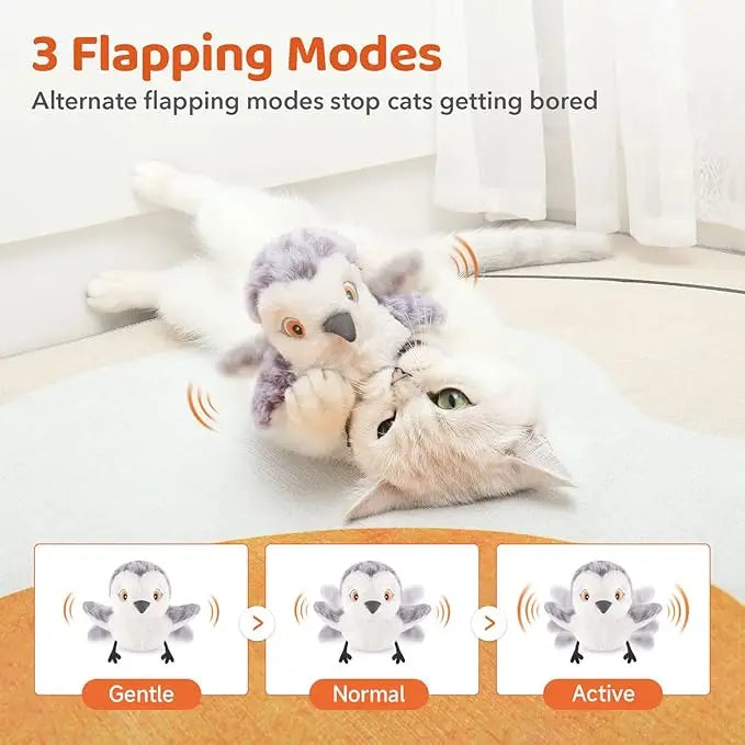 Flapping Bird Cat Catnip Toys