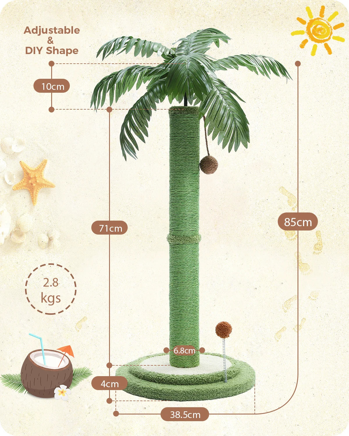 Palm Tree Scratching Post