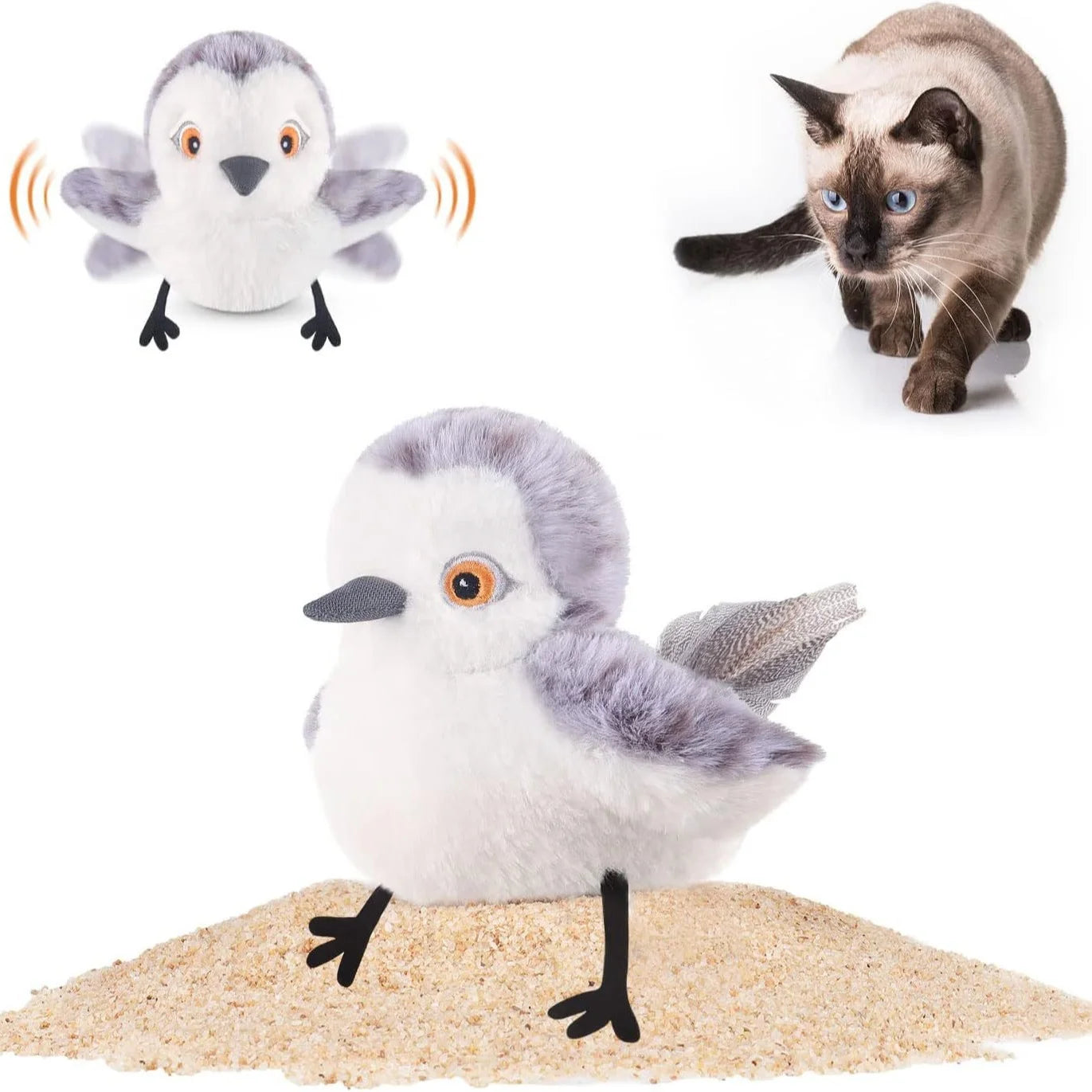 Flapping Bird Cat Catnip Toys