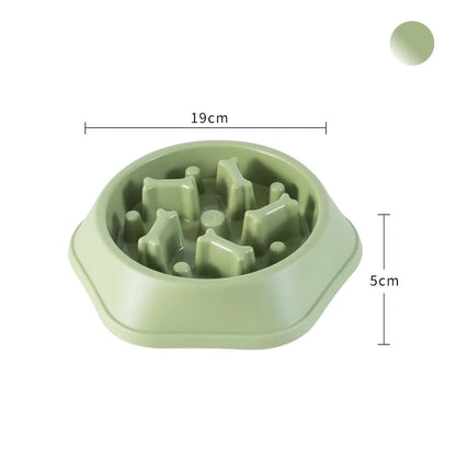 Anti-choking slow feeder pets bowls