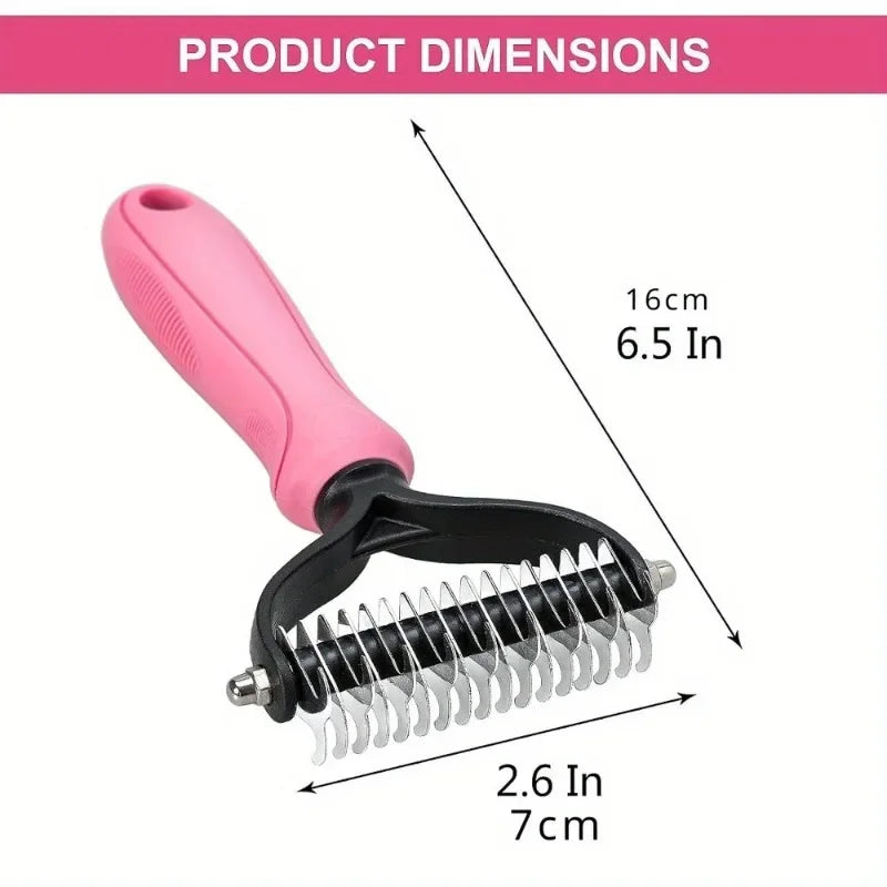 Double-Sided Undercoat Rake Brush