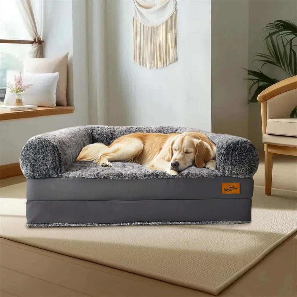 Foldable Human Dog Bed for Adult 2 in 1 Calming Bed